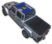 Sun shade top for Jeep Gladiator JT (2019–2026) by SpiderWebShade in blue Wisconsin flag print