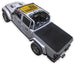 Sun shade for Jeep Gladiator JT by SpiderWebShade, stock printed shade top (2019–2026)