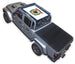 Sun shade top for Jeep Gladiator JT by SPIDERWEBSHADE; stock printed shade with crest design