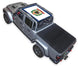 Sun shade top for Jeep Gladiator JT by SPIDERWEBSHADE; stock printed shade with crest design