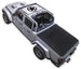 Sun Shade for Jeep Gladiator JT by SpiderWebShade, stock printed shade top, black bed cover