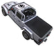 Sun Shade for Jeep Gladiator JT by SpiderWebShade, stock printed shade top, black bed cover