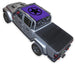Sun shade top for Jeep Gladiator JT 2019–2026 by SPIDERWEBSHADE, purple printed star design