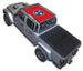 Sun shade Jeep Gladiator JT top with red printed flag design