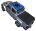 Sun Shade for Jeep Gladiator JT by SPIDERWEBSHADE, blue stock-printed top with star compass design.
