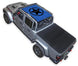 Sun Shade for Jeep Gladiator JT by SPIDERWEBSHADE, blue stock-printed top with star compass design.