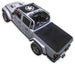 Sun shade for Jeep Gladiator JT by SpiderWebShade, black printed shade top over bed area