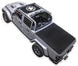 Sun shade for Jeep Gladiator JT by SpiderWebShade, black printed shade top over bed area
