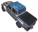Jeep Gladiator JT Sun Shade Top by SPIDERWEBSHADE; blue printed Oklahoma flag design