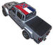 SPIDERWEBSHADE Sun Shade Top for Jeep Gladiator JT (2019–2026) with stock printed flag design