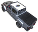 Sun shade for Jeep Gladiator JT by SpiderWebShade, stock printed top with logo