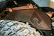 Artec JL/JT Front Inner Fender, vented, black plastic, mounting tabs, all engines