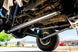 Artec JK Front Aluminum 3-Link Kit, silver links undercarriage suspension shown