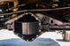 Artec JK 1 TON APEX Rear 14 Bolt Truss Swap Kit for Jeep JK, black steel, underside view