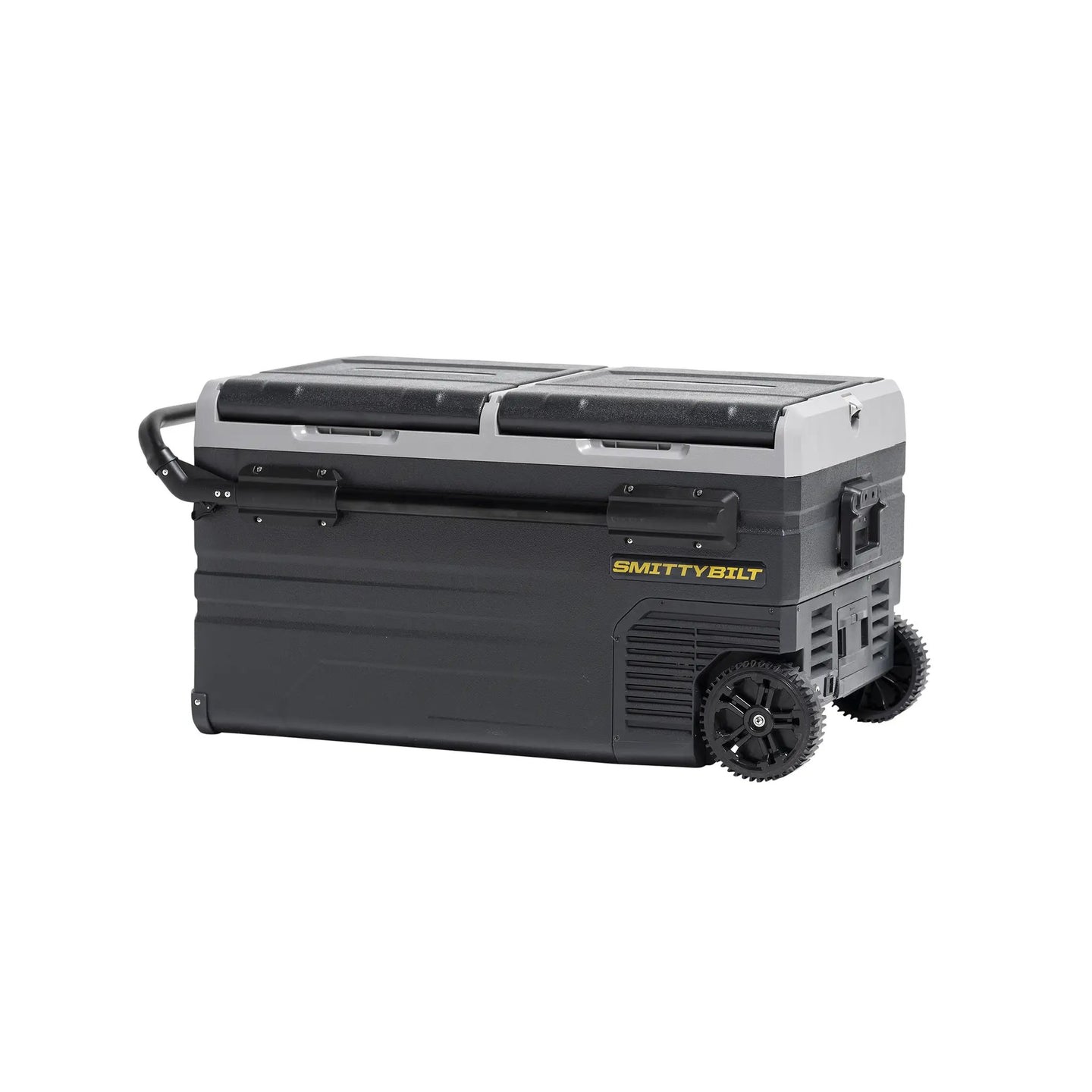 Gen2 Overlander XL storage case, gray and black with wheels, by Smittybilt