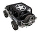 SPIDERWEBSHADE sun shade top for Jeep Wrangler JK 2-Door (2007–2017) with white star print