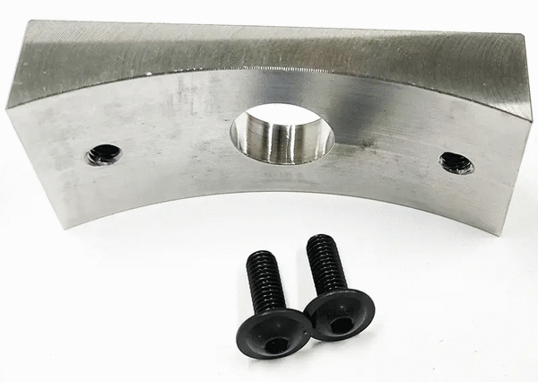 Air Intake Temperature (AIT) Sensor Weld Bung Cummins 03-17 Aluminum curved mounting block with two bolts