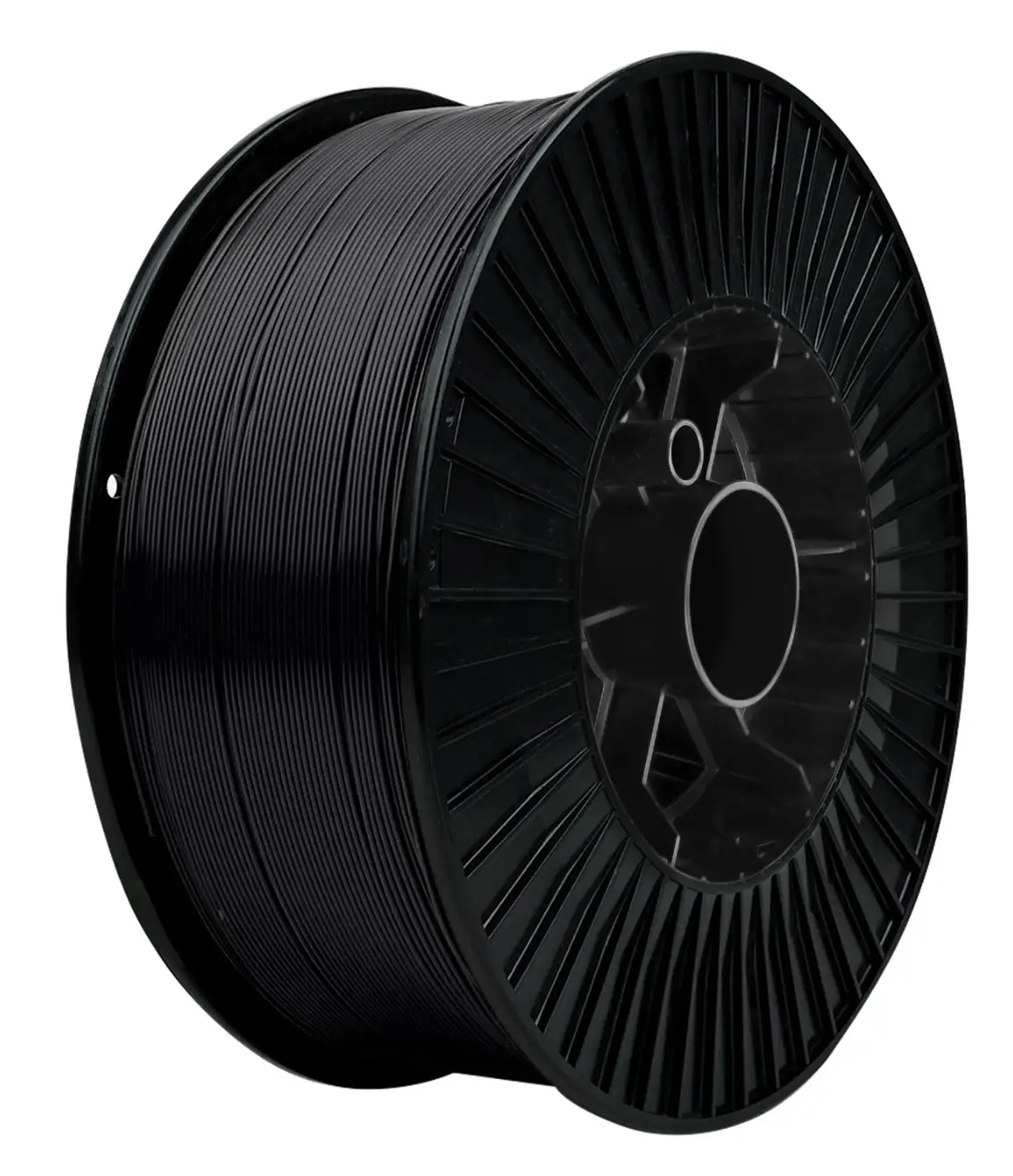 PETG-HS Filament spool by Numakers, black 3D printer filament.