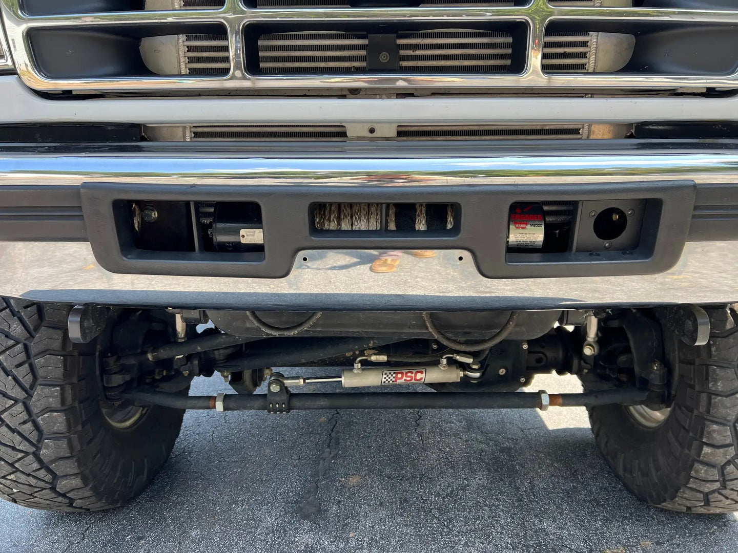 JC Customs OBS Ford Hidden Winch Mount front bumper