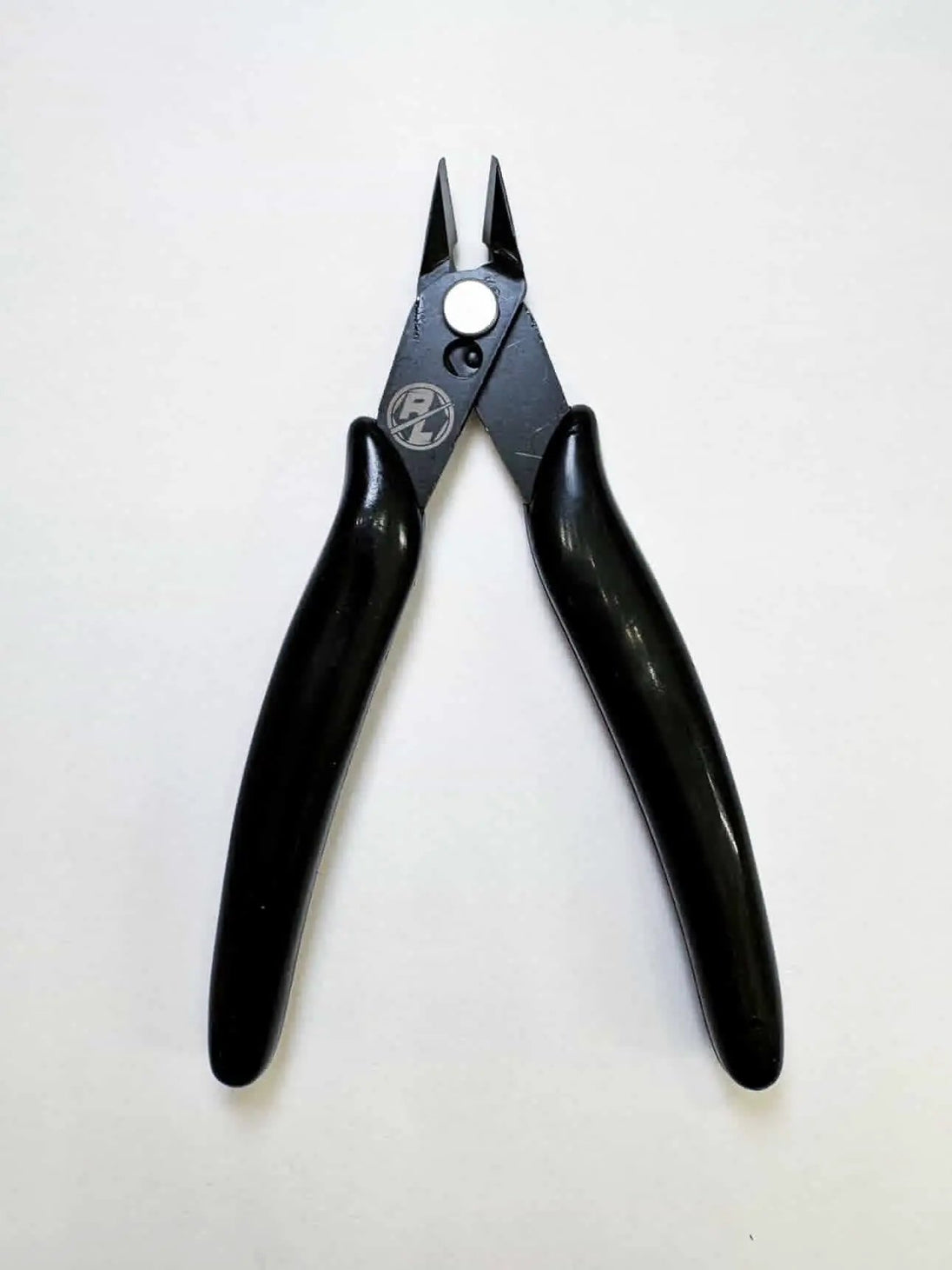 Ziptie snips by Revlock Race Supplies, end-cutting nippers with black handles