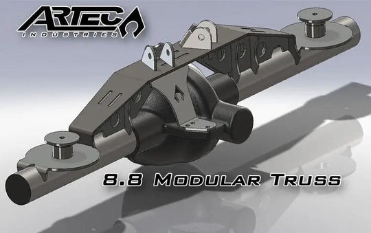 Artec Industries 8.8 Modular Truss Axle Truss with mounting hardware, black finish