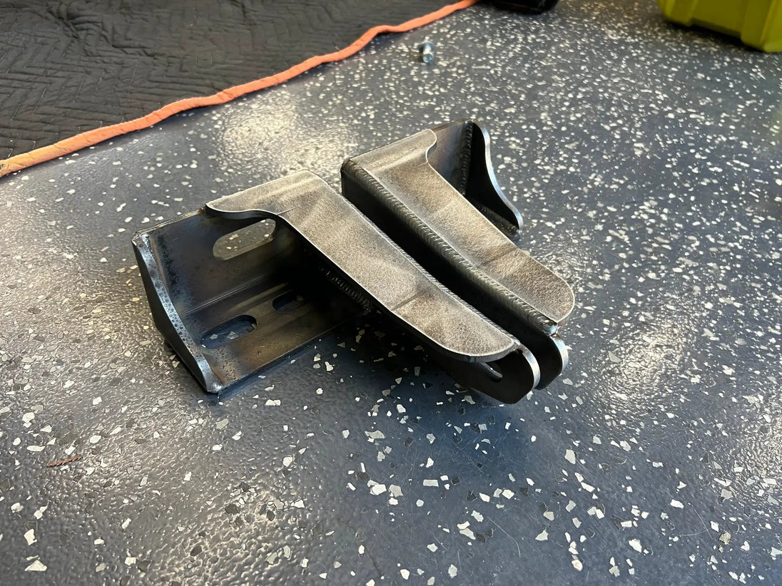 OBS Ford Hidden Winch Mount JC Customs steel mounting bracket
