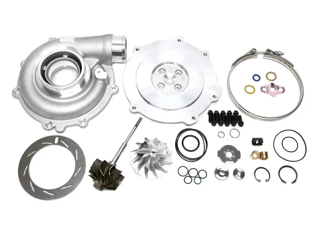 Ford 6.0L VGT Turbocharger DIY Kit Titan Turbo Service 2003-2005 with turbo housing, turbine wheel, gaskets, seals