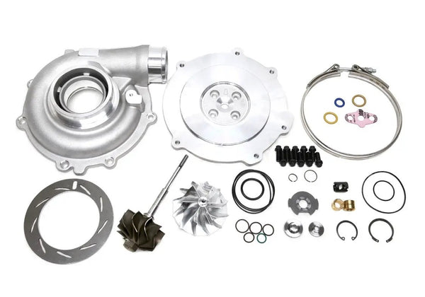 Ford 6.0L VGT Turbocharger DIY Kit Titan Turbo Service 2003-2005 with turbo housing, turbine wheel, gaskets, seals