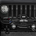Winch: Smittybilt XRC Gen3 9.5K Comp Series with synthetic cable on a black Jeep front bumper
