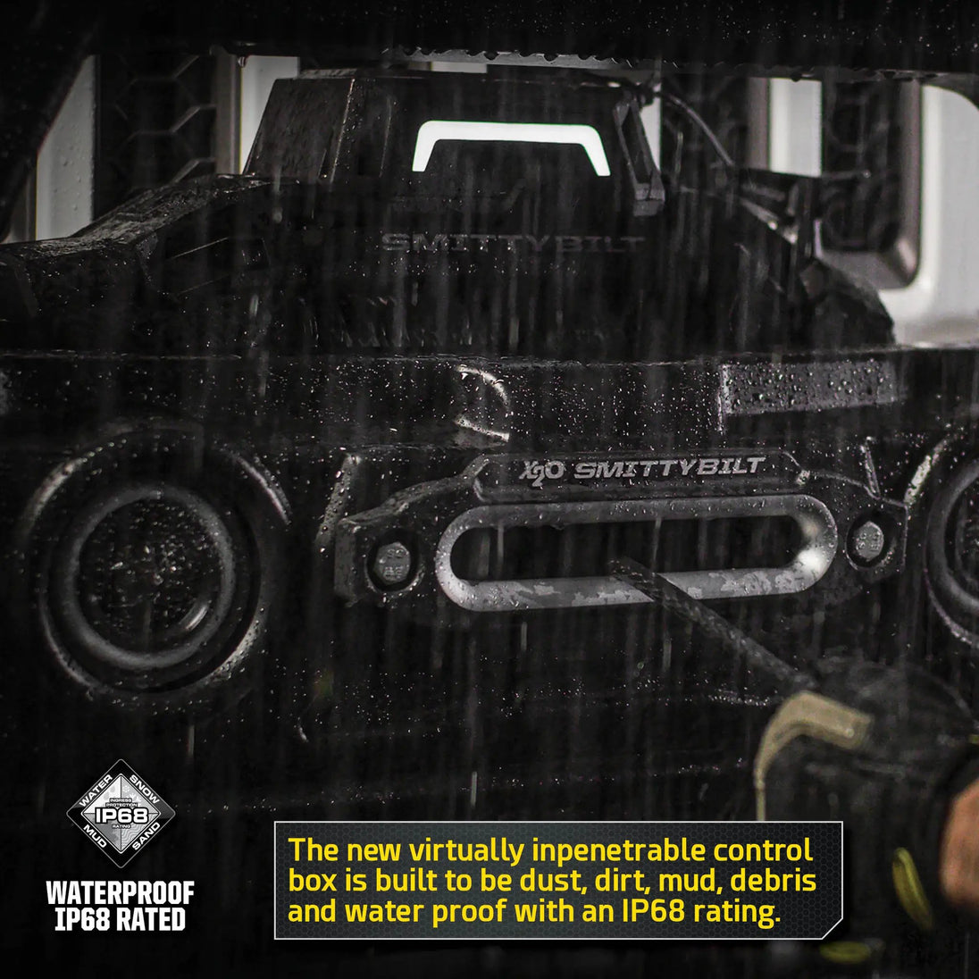 Winch, Smittybilt X20 Gen 3 10K with synthetic rope for off-road recovery