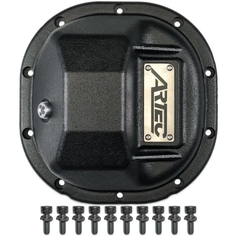 Artec Hardcore Diff Cover Ford 8.8 axle black with Artec badge and 12 mounting bolts