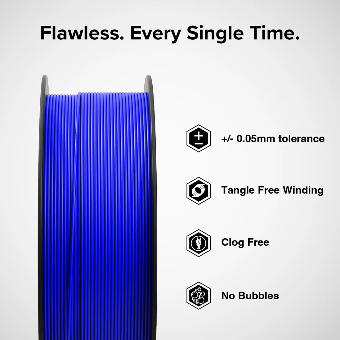 Numakers ASA Filament spool, blue, 3D printer filament