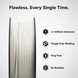 Numakers ASA filament spool for 3D printers, white, tangle-free winding, +/-0.05mm tolerance