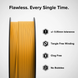 ASA filament spool by Numakers, orange, for 3D printers.
