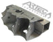 Artec Industries Large 4-link Xmember Bracket, metallic gray chassis bracket