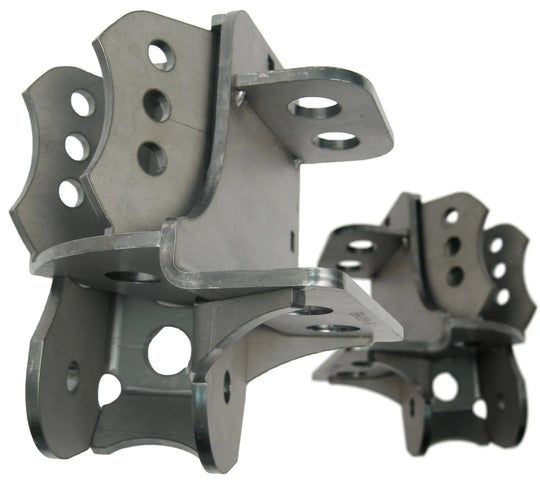 Dual 4-Link Bracket (pair) – Artec Industries chassis brackets, gray steel