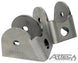 Artec Industries Truss Upper Link Mounts pair of upper link axle brackets metal silver with mounting holes