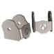 APEX Truss Upper Link Mounts Artec Industries - two silver machined aluminum upper link brackets