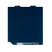 Numakers IceGrip Build Plate, blue 3D printer print bed with top mounting tabs and Numakers logo