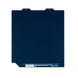 Numakers IceGrip Build Plate, blue 3D printer print bed with top mounting tabs and Numakers logo