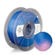 Dual-Color Silk PLA filament on Numakers spool; blue to purple gradient