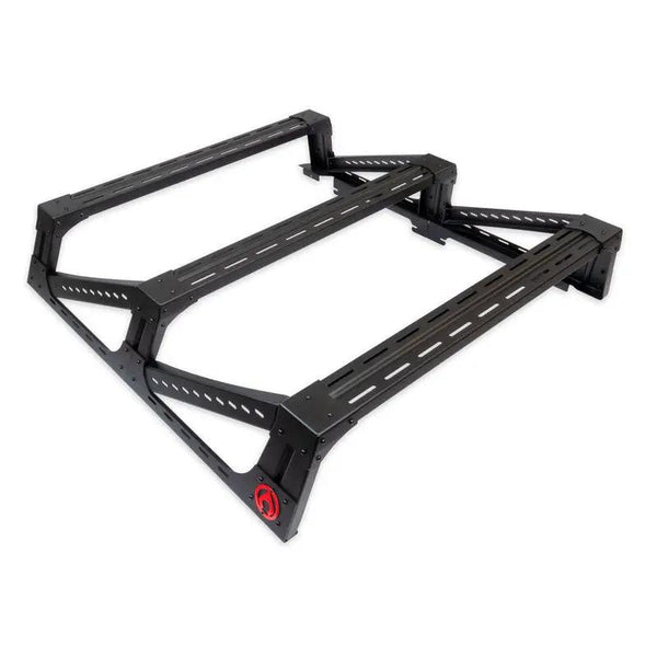 Artec Industries Toyota Tacoma 3G Mid-Height Bed Rack Aluminum frame, black