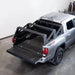 Artec Industries Toyota Tacoma 3G Mid Height Bed Rack Aluminum installed in pickup bed