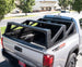 Bed Rack Aluminum Artec Industries for Toyota Tacoma 3G Mid-Height, black powder-coated frame in bed