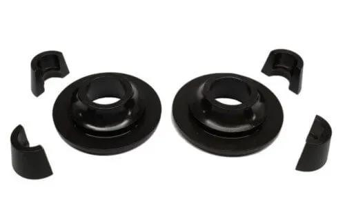 Power Driven Hardened Chromoly Valve Spring Retainers for 4BT Cummins, two black retainers and six black keepers