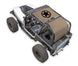 Sun shade top for Jeep Wrangler YJ by SpiderWebShade, stock printed tan shade with star logo