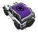 Sun Shade for Jeep Wrangler JL 2-Door by SPIDERWEBSHADE, purple printed shade top with star emblem