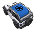 Sun Shade Jeep Wrangler JL 2-Door Stock Printed Shade Top, blue SPIDERWEBSHADE shade