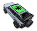 Sun Shade SPIDERWEBSHADE for Ford Bronco (2021–2026); bright green stock printed top with black star logo