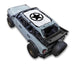 SPIDERWEBSHADE sun shade for Ford Bronco (2021–2026) with white printed top and black star emblem